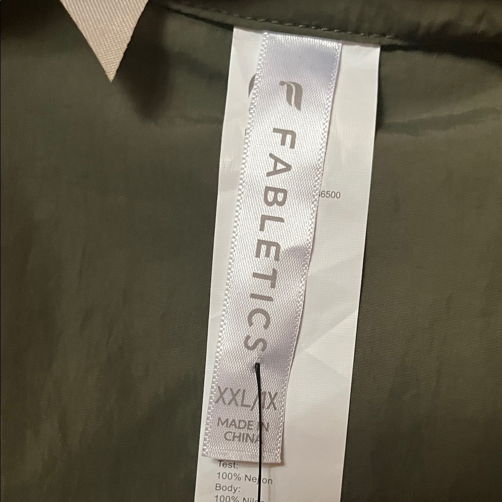 Fabletics Army Green Jumpsuit with Zipper - Picture 3 of 6